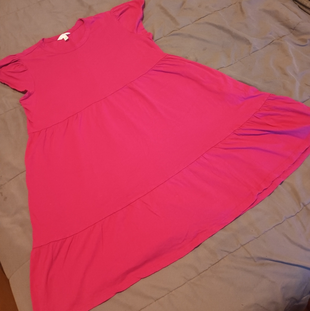 Pink Shirt Dress